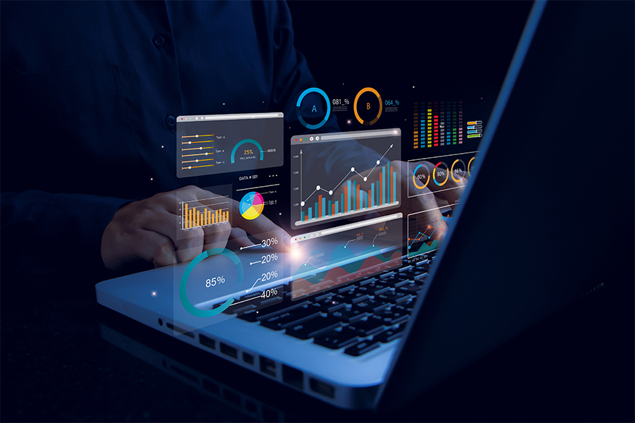 Vibe SEO dashboard with live charts and analytics